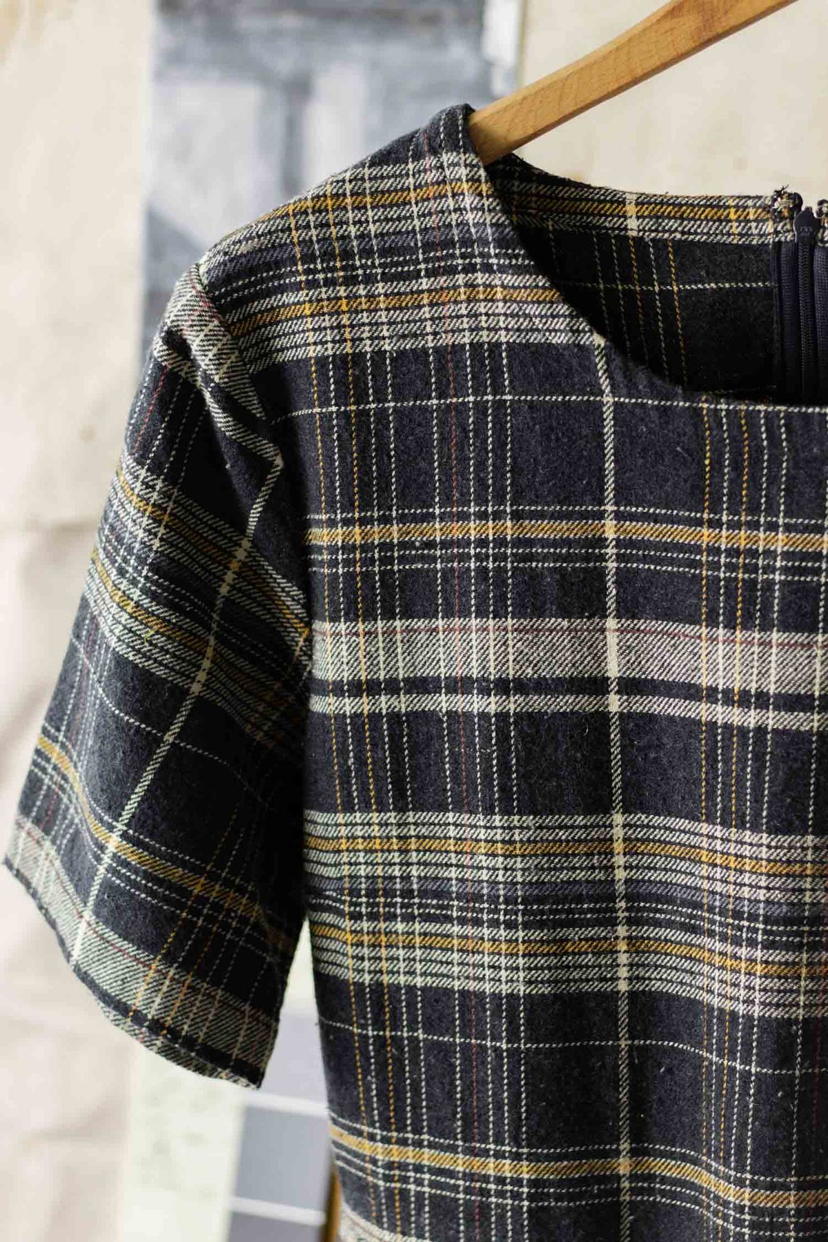Perry Dress / Volcanic Plaid