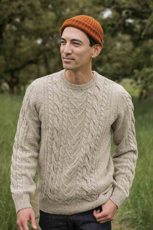 Ludlow Sweater / Flecked Oatmeal