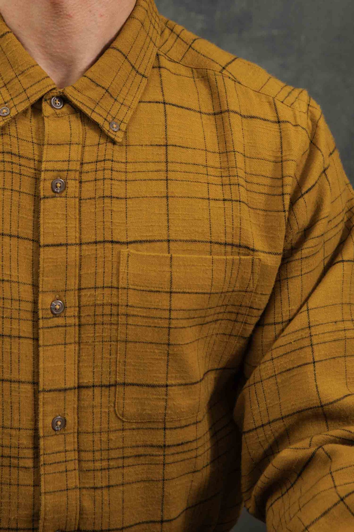 Sutton Slim Shirt / Golden Horizon Plaid