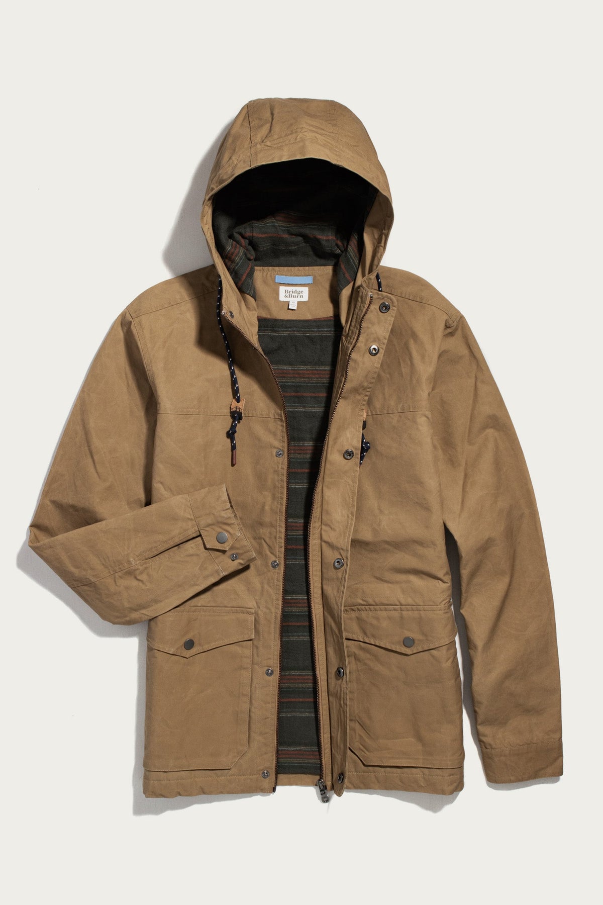 Marshall Jacket / Dark Khaki Waxed Canvas