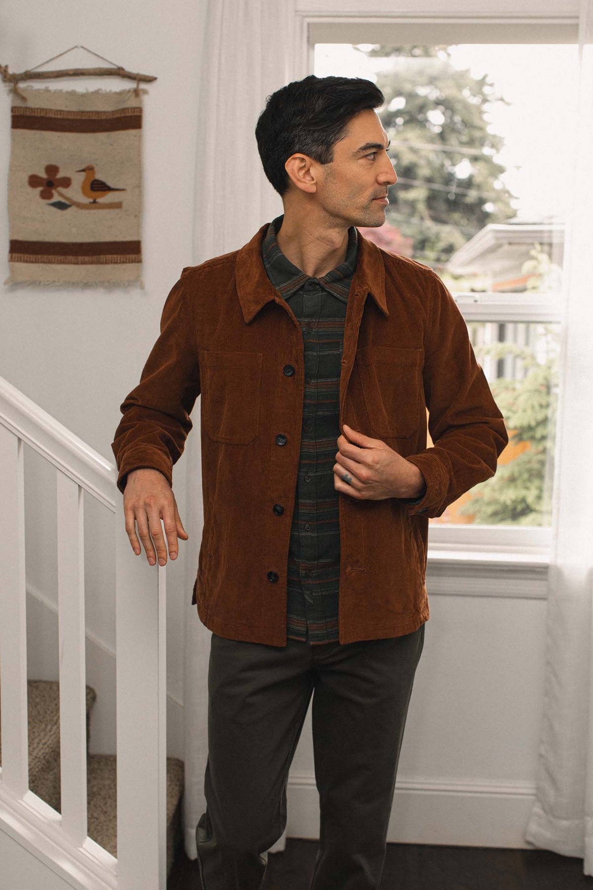Banks Shirt Jacket / Saddle Brown