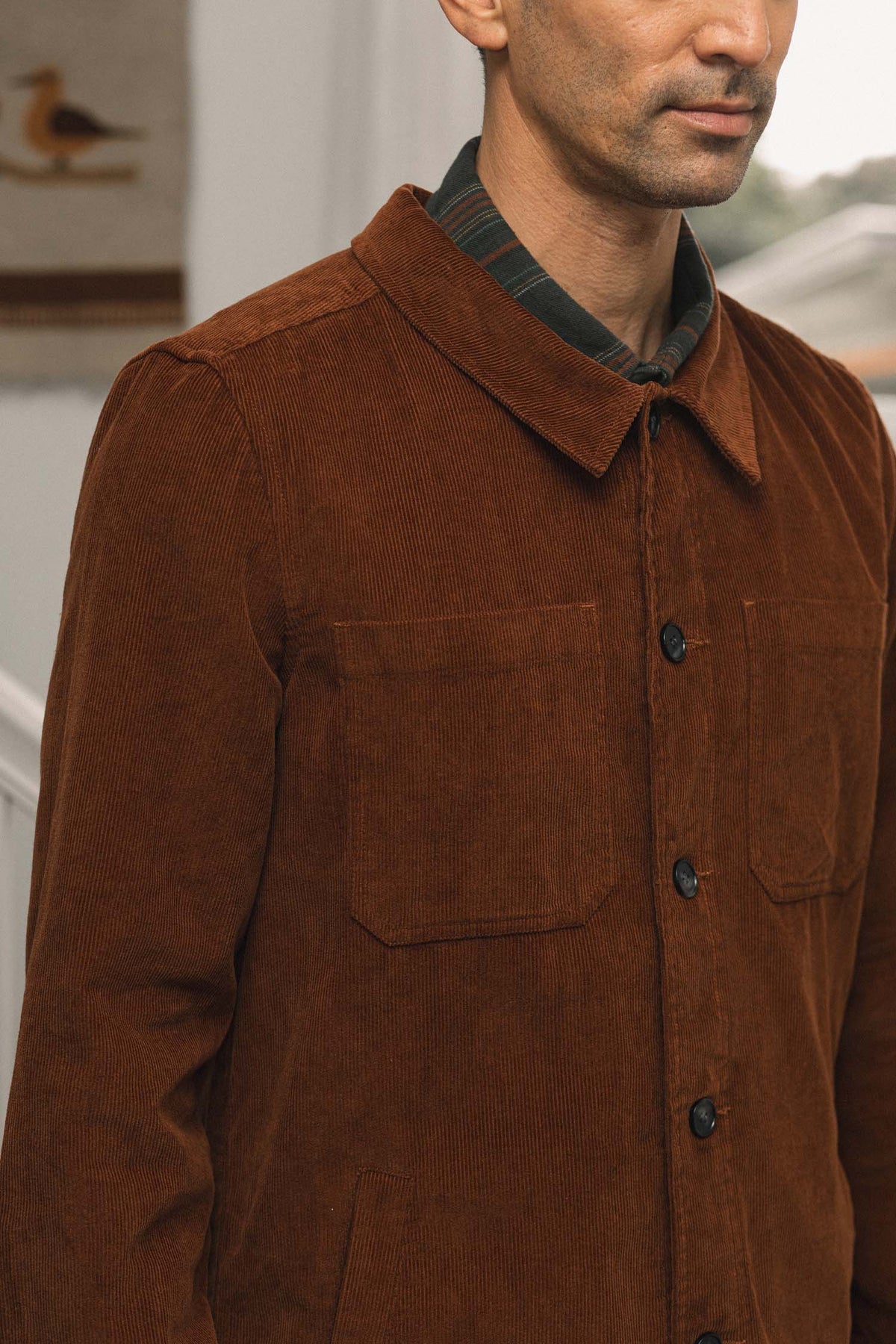 Banks Shirt Jacket / Saddle Brown
