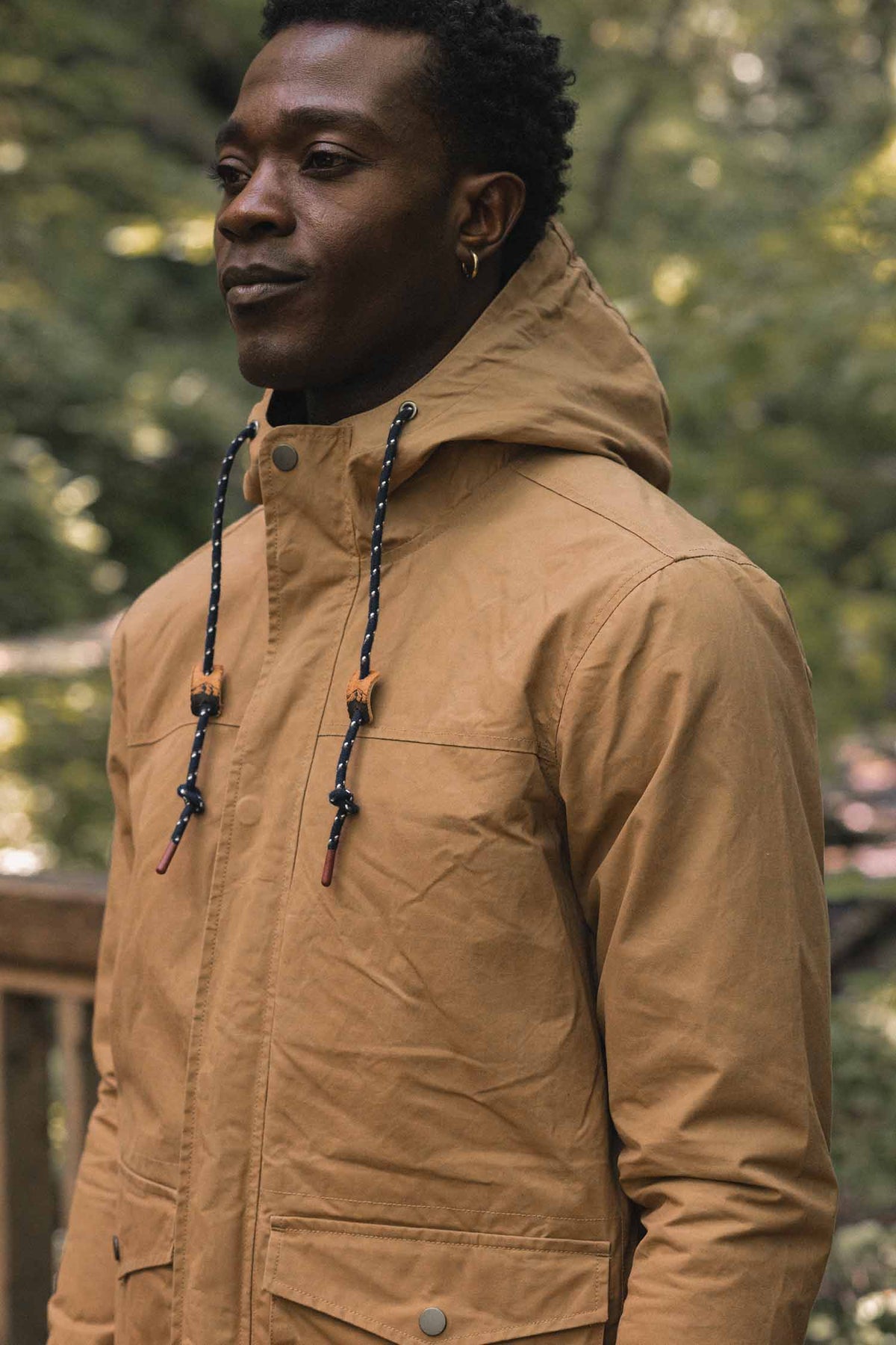 Marshall Jacket / Dark Khaki Waxed Canvas