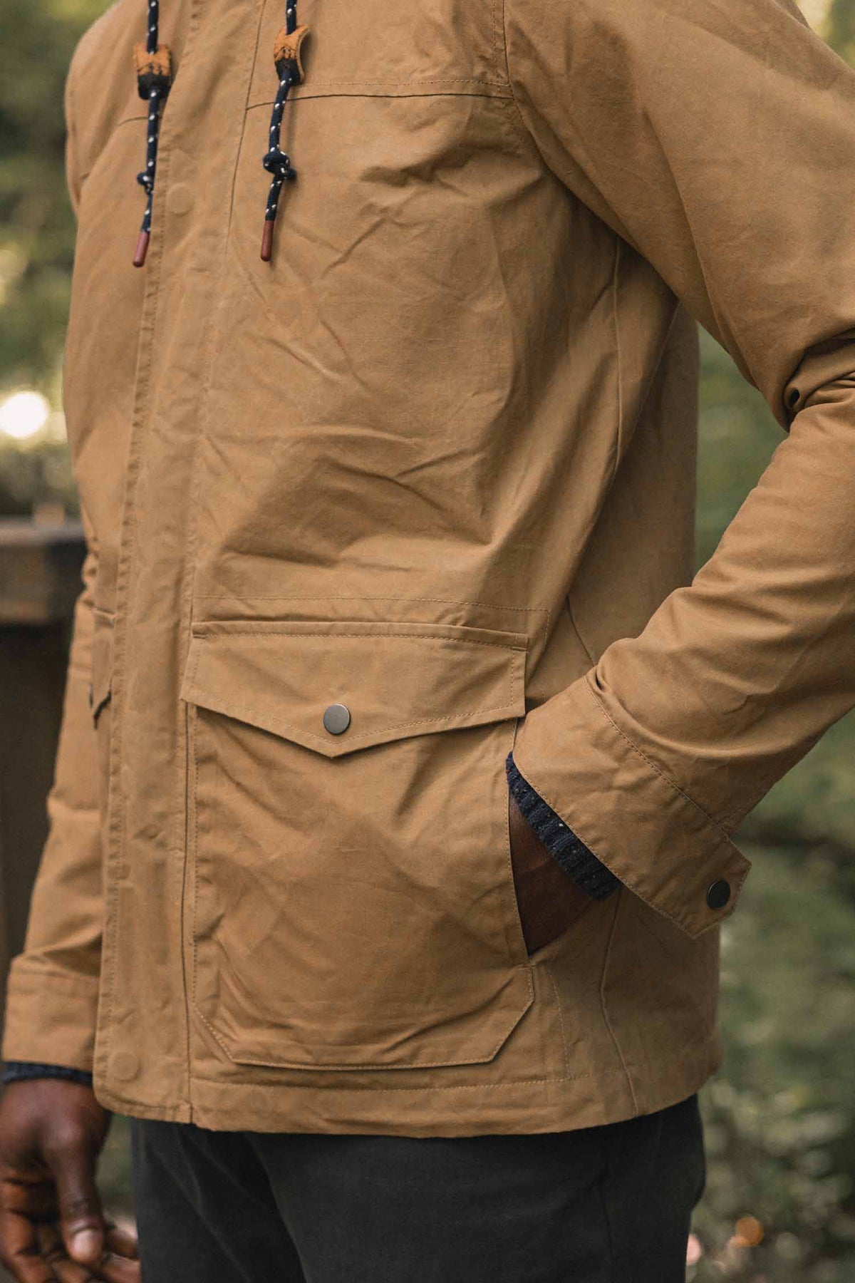 Marshall Jacket / Dark Khaki Waxed Canvas