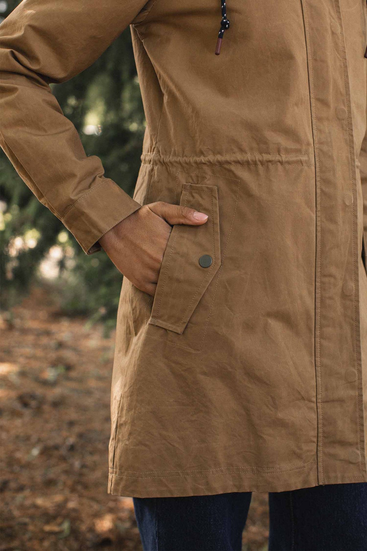 Briar Jacket / Dark Khaki Waxed Canvas