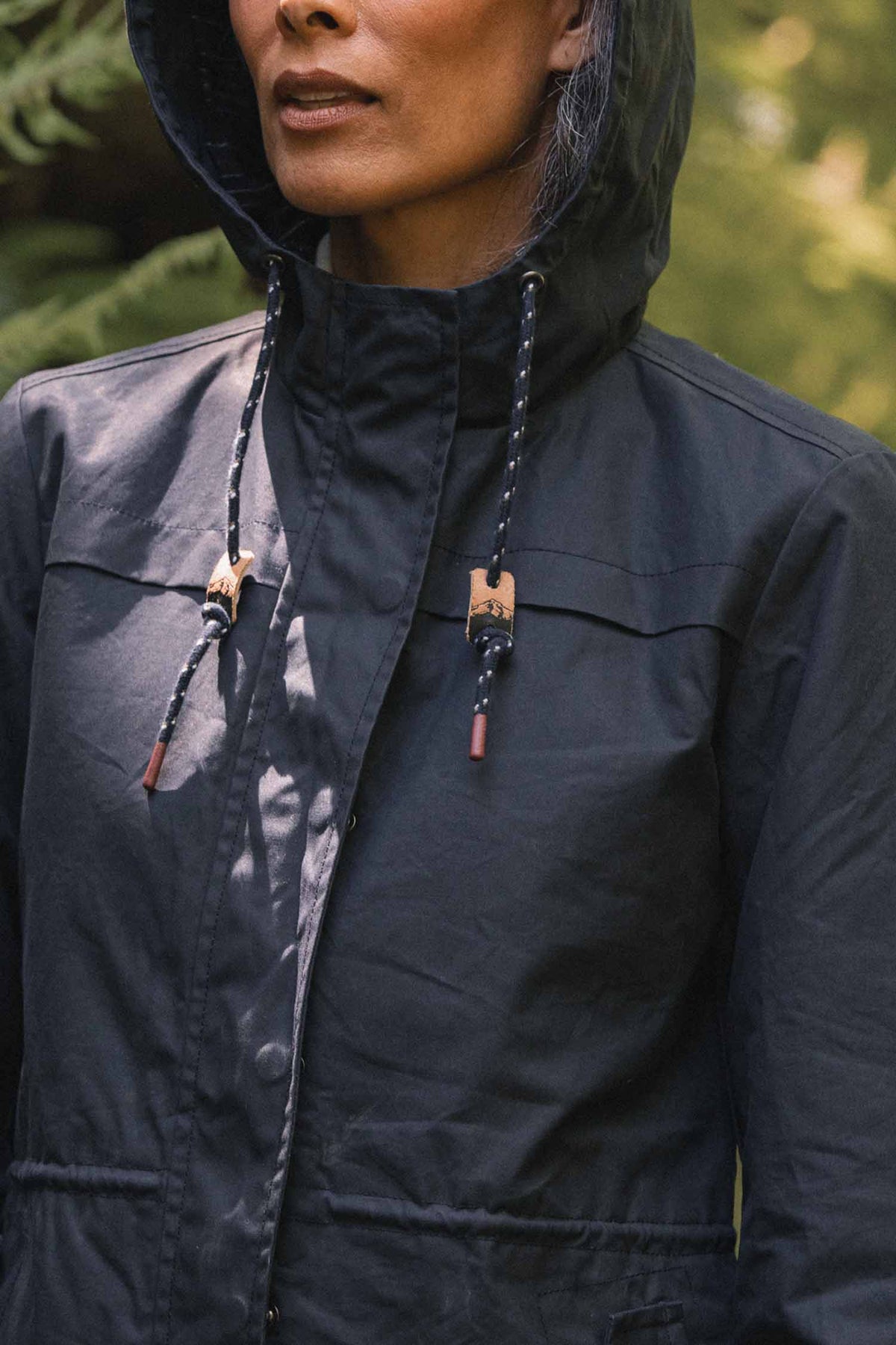 Briar Jacket / Navy Waxed Canvas