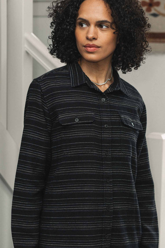Lenon Shirt / Raven Stripe