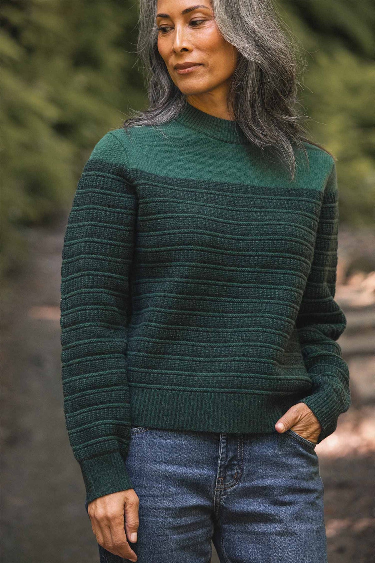 Sabine Sweater / Pine Shadow