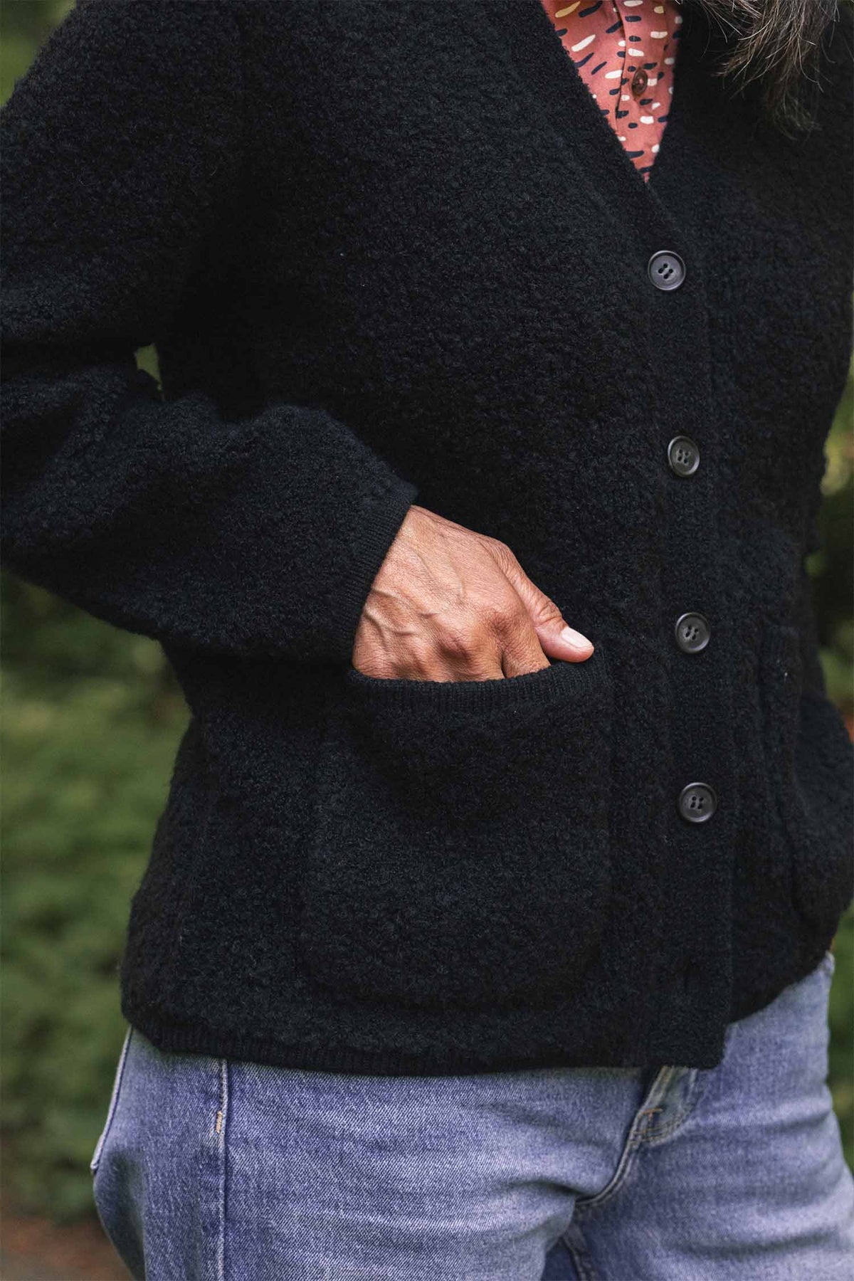 Whit Cardigan / Black