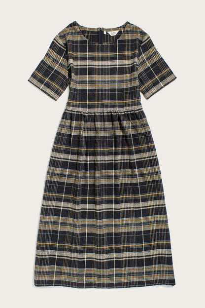 Perry Dress / Volcanic Plaid
