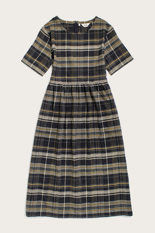 Perry Dress / Volcanic Plaid