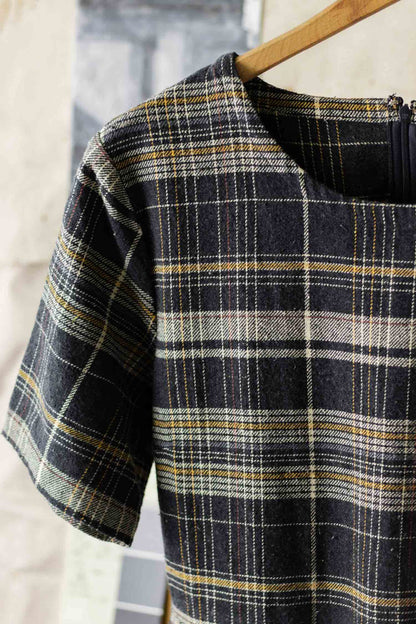 Perry Dress / Volcanic Plaid