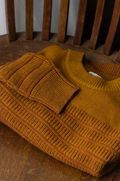 Sabine Sweater / Goldenrod Stripe