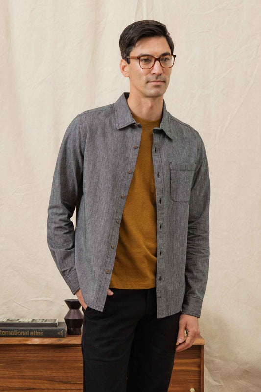 Jude Shirt / Onyx Stripe