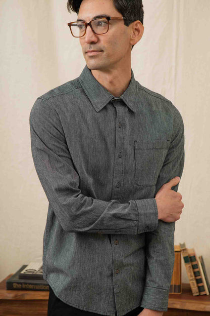 Jude Shirt / Onyx Stripe