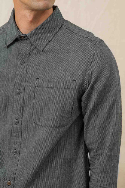 Jude Shirt / Onyx Stripe