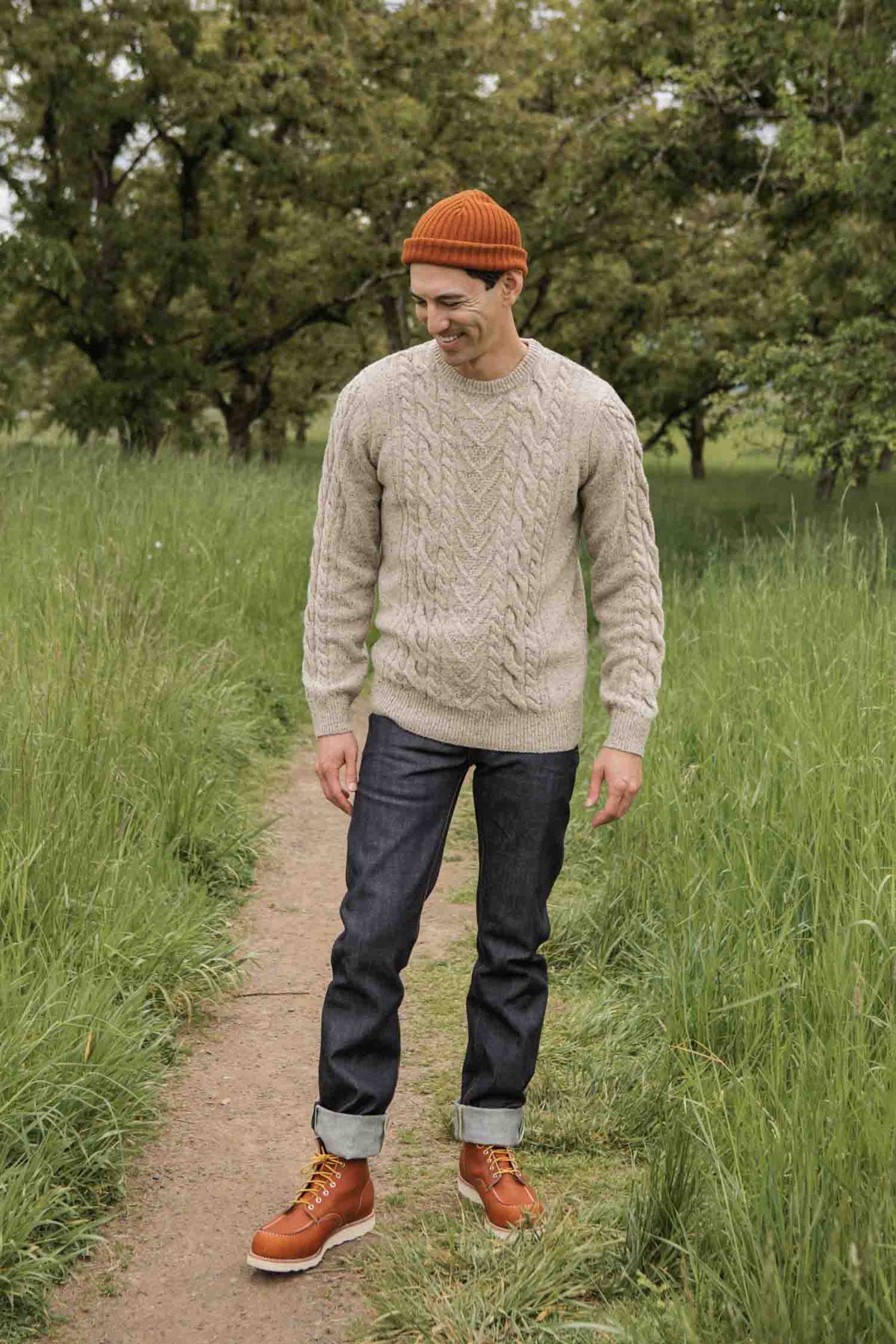 Ludlow Sweater / Flecked Oatmeal