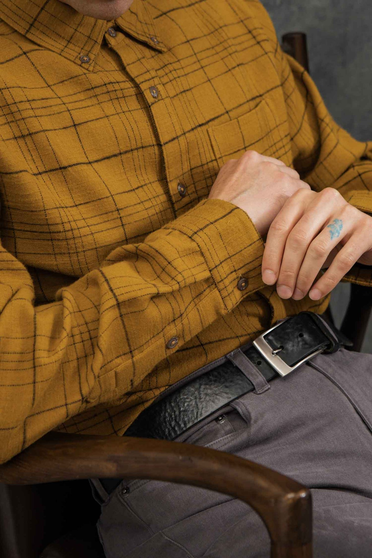 Sutton Slim Shirt / Golden Horizon Plaid