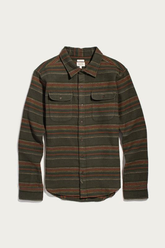 Cole Slim Shirt / Mallard Stripe