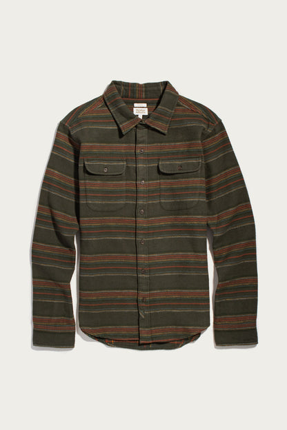 Cole Slim Shirt / Mallard Stripe