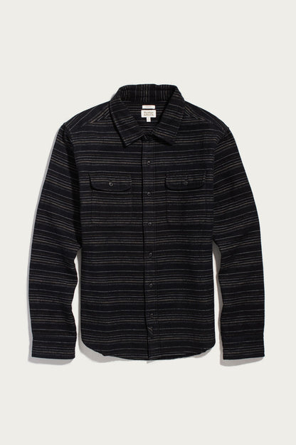 Cole Slim Shirt / Raven Stripe