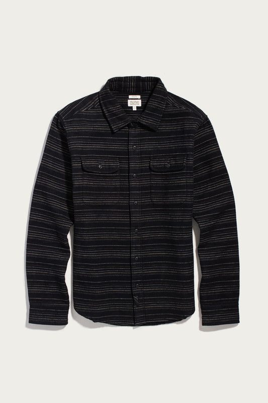 Cole Slim Shirt / Raven Stripe