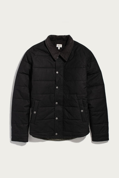 Holman Quilted Jacket / Black Canvas