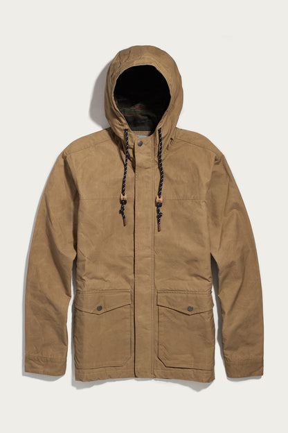 Marshall Jacket / Dark Khaki Waxed Canvas