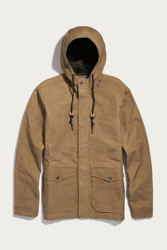 Marshall Jacket / Dark Khaki Waxed Canvas