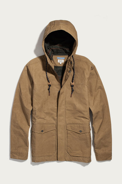 Marshall Jacket / Dark Khaki Waxed Canvas