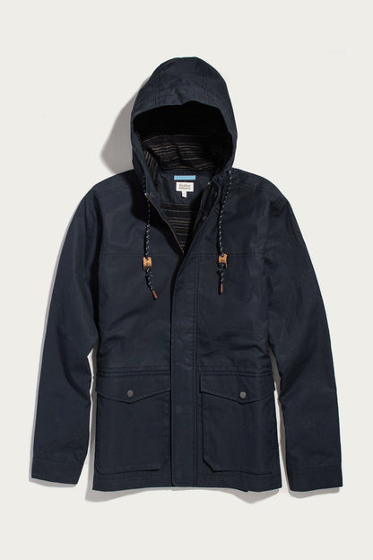 Marshall Jacket / Navy Waxed Canvas