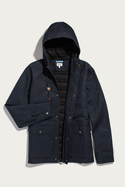 Marshall Jacket / Navy Waxed Canvas