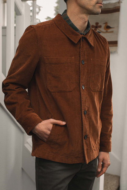 Banks Shirt Jacket / Saddle Brown