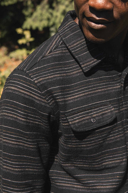 Cole Slim Shirt / Raven Stripe