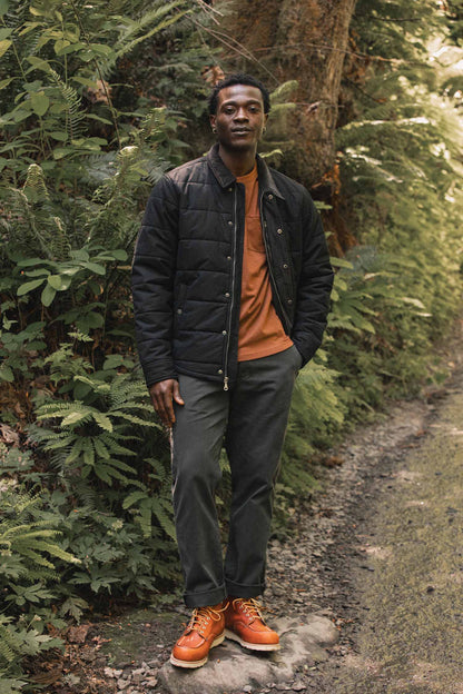 Holman Quilted Jacket / Black Canvas