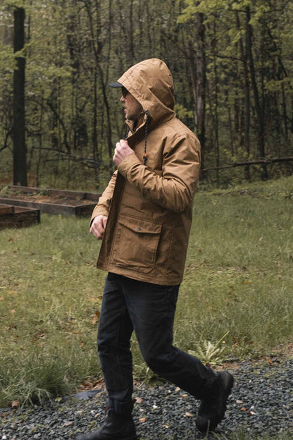 Marshall Jacket / Dark Khaki Waxed Canvas