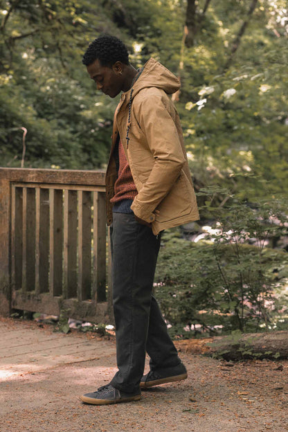 Marshall Jacket / Dark Khaki Waxed Canvas