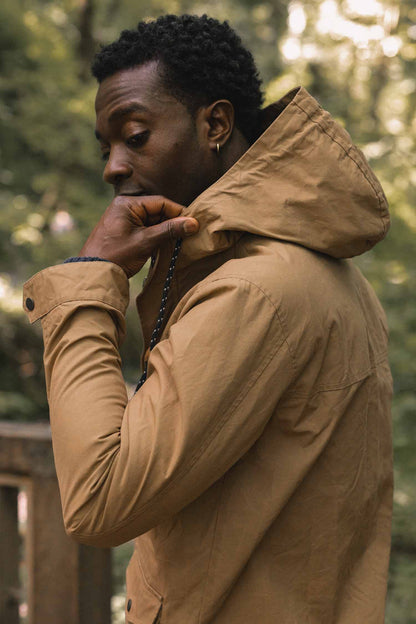 Marshall Jacket / Dark Khaki Waxed Canvas
