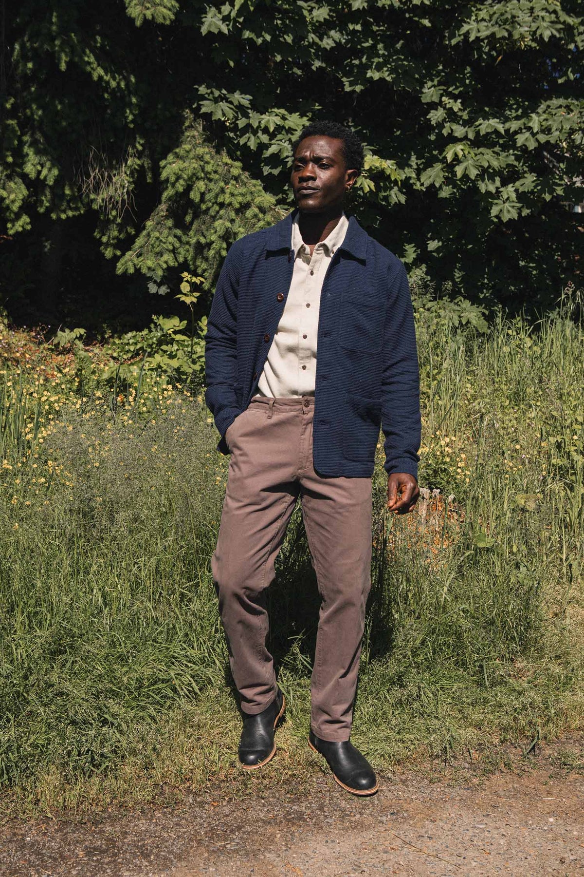 Men's Studio Chore Coat / Indigo