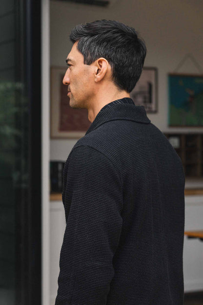 Men's Studio Chore Coat / Washed Black