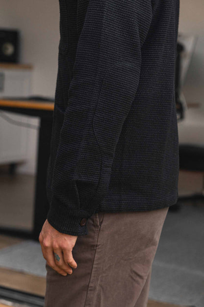 Men's Studio Chore Coat / Washed Black