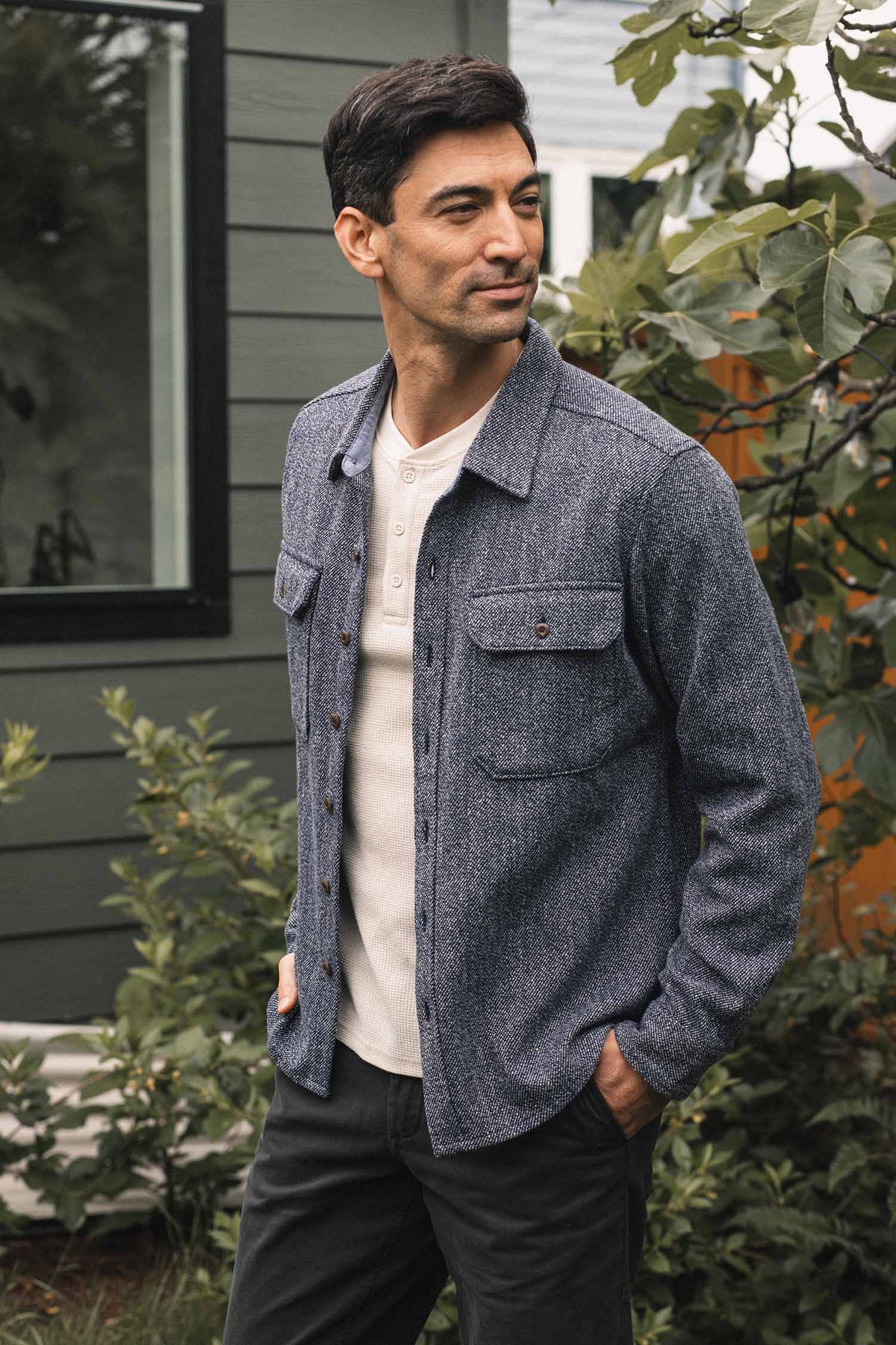 Pointer Overshirt / Ocean Marl