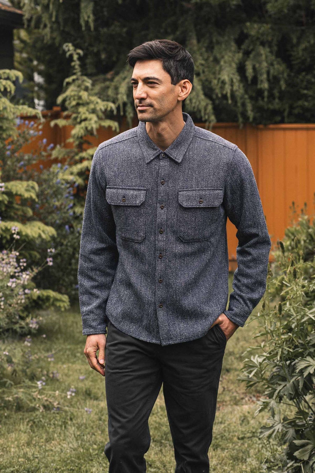 Pointer Overshirt / Ocean Marl