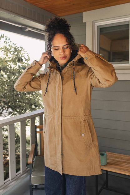 Briar Jacket / Dark Khaki Waxed Canvas