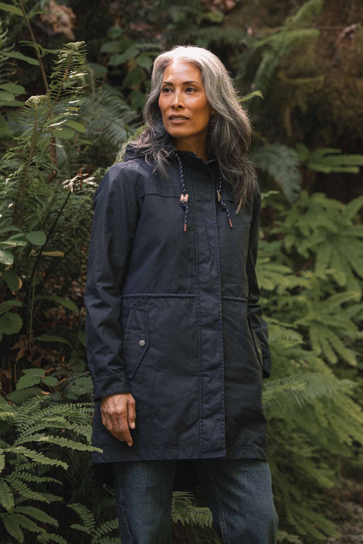 Briar Jacket / Navy Waxed Canvas