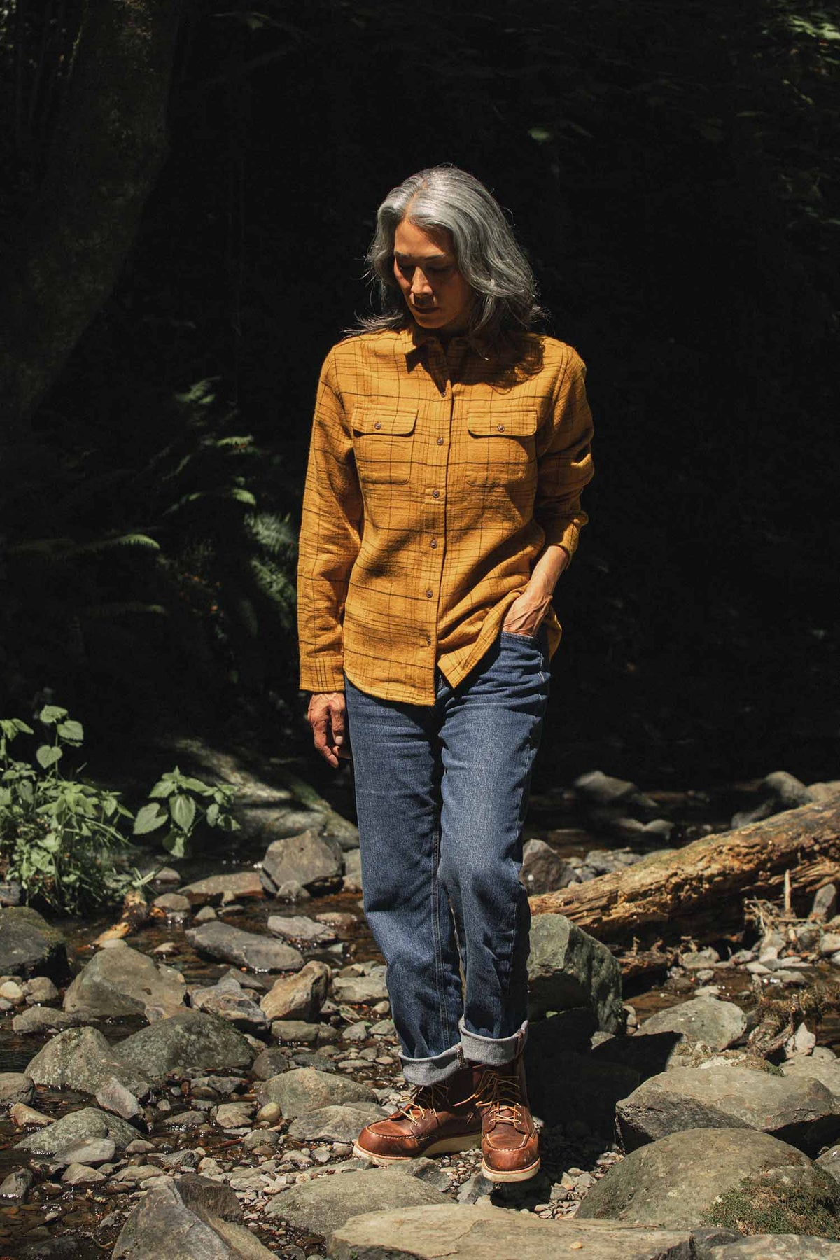 Lenon Shirt / Golden Horizon Plaid