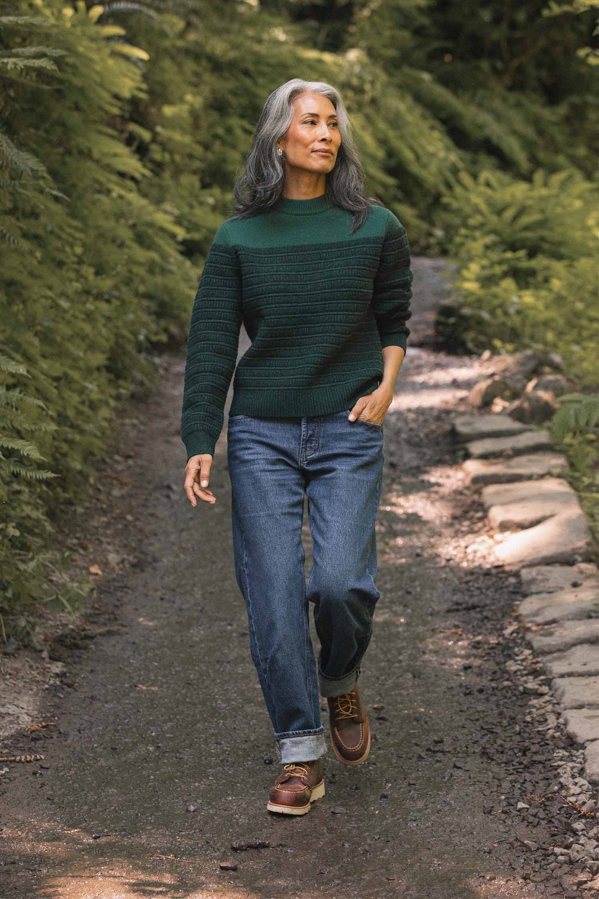 Sabine Sweater / Pine Shadow