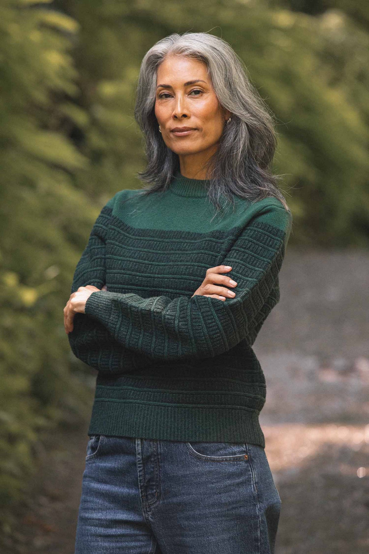 Sabine Sweater / Pine Shadow
