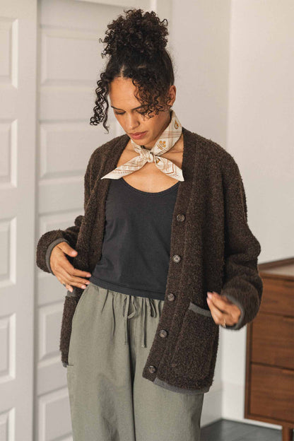 Whit Cardigan / Dark Olive